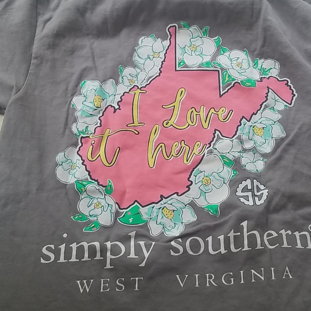 Simply southern West Virginia wv size small